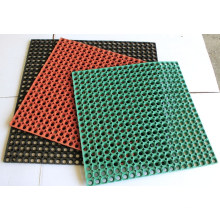 Rubber Shock Absorber Mat, Drainage Rubber Mat, Hotel Rubber Mat